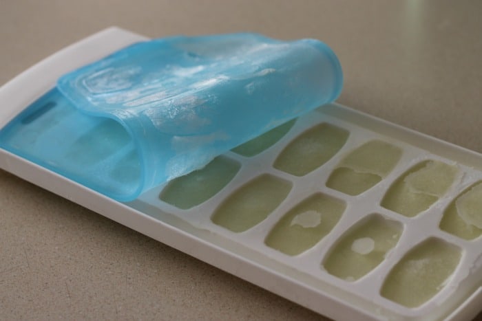 Freezing Breast Milk Ice Cube Tray
