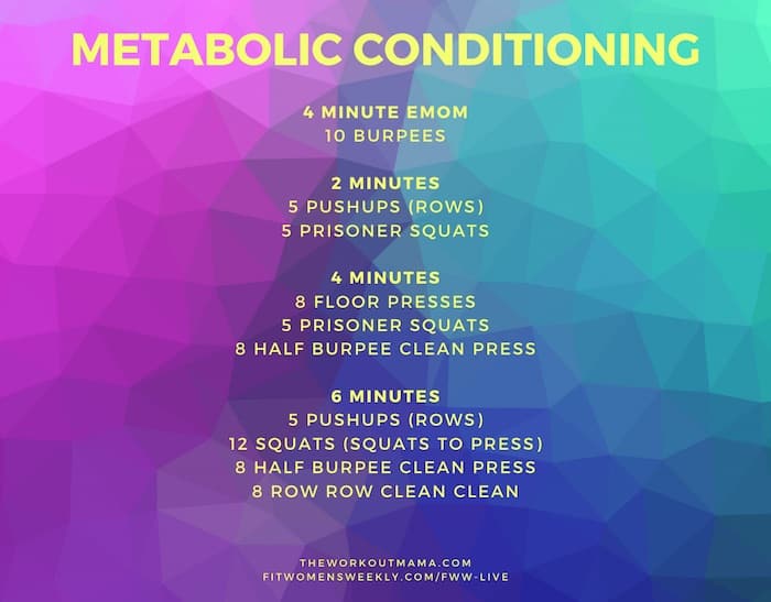 Burn Fat. Build Muscle. Metabolic Conditioning Workouts - The Workout Mama